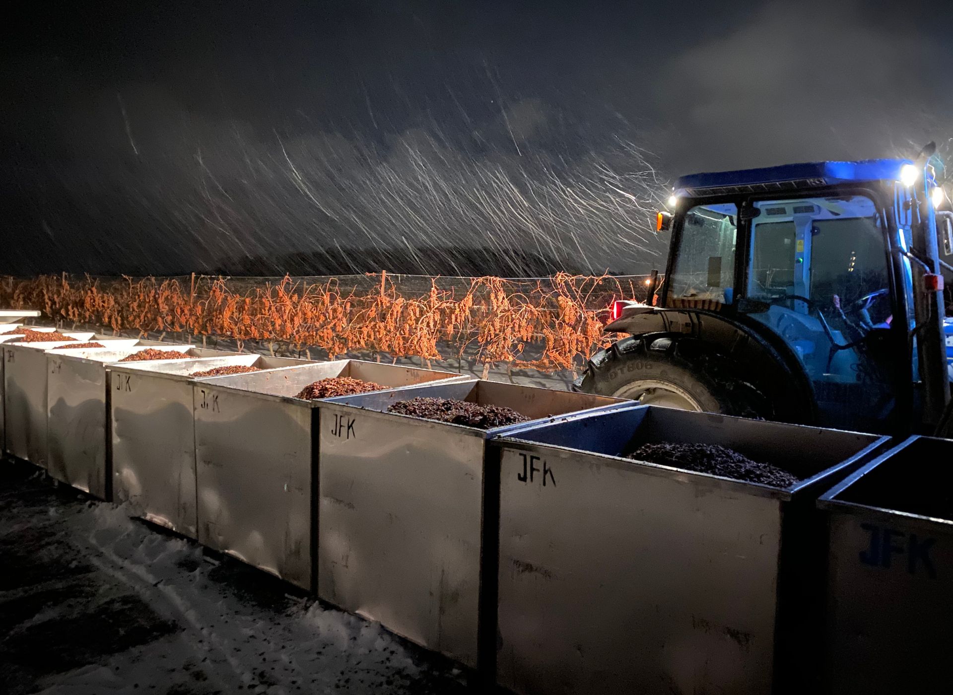 Bin and Tractor